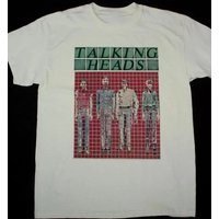 Plus Size Summer Women's Vintage Talking Heads T-Shirt Cotton Breathable Stylish Versatile Street Style Oversized