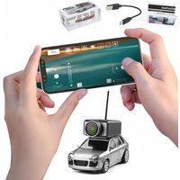 WLtoys 6401 Mini RC Cars 1:64 with 720P FPV Camera, Wifi APP Control, 2025 New RC Racing Car Toy, Kids Gifts for Boys Girls