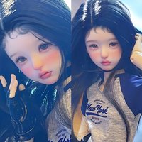 Wei 1/3 BJD Doll Head Normal Skin Head Circumference 20.6cm Pretty Tender Style Dolls