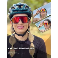 AliExpress SCVCN New Cycling Glasses Men Bike Sunglasses UV400 Eyewear Outdoor Sports MTB Goggles Bicycle Women Riding Hiking Sunglasses