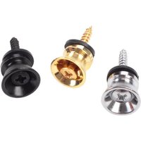 1/2/3/5 Pieces Metal Guitar Strap Lock Button with Mounting Screw for Acoustic / Classical / Electric Guitar Ukulele