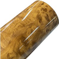 Premium Gloss Wood Grain Vinyl Wrap Roll Sheet Film for Home Office Furniture DIY Adhesive Decal Car Wrapping Foil