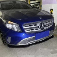 Front Bumper Lip Spoiler Splitter Diffuser For Mercedes GLA X156 GLA200 GLA220d GLA250 Facelift 2015-2019 Bodykits Tuning