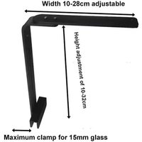 30/40cmHigh Aluminum Installation Bracket For Marine Lights, DIY Production Of Aquarium Lights Using Adjustable Arms Hydra 52
