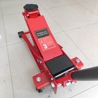 3 Ton Capacity Low Profile Hydraulic Floor Jack, Steel Heavy Duty Garage Floor Jack with Dual-Pump for Car