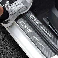 Car Door Sill Protector Welcome Pedal Cover Anti-drity Anti-scratch Strip Protective Strip for Mazda CX-5 Car Accessories