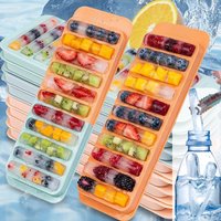 1-3Pcs Summer Long Ice Cube Mold Silicone Water Bottle Ice Strips Maker Chocolate Pudding Mould Bar Kitchen Gadgets