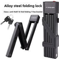 AliExpress TOOPRE Foldable Bicycle Lock Security Anti-theft Cycling Lock MTB Road Bicycle Accessories Scooter Electric Bike Chain Lock