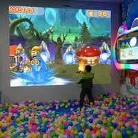 Oway Interactive WhiteBoard Finger Touch Screen with 22 Projection Wall Games White Board Smart Teaching for Kids