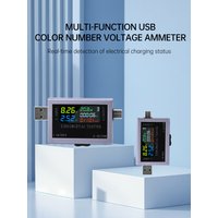 USB Type-C Tester Multimeter 5A 8A 150W IPS Screen PD QC Fast Charging Detector Voltage Current Resistance Power Capacity Meter