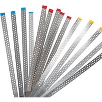 Dental Diamond Polishing Strips 5pc Stainless Steel Orthodontic IPR Strip Fine Medium Single/Double Side Composite Polish