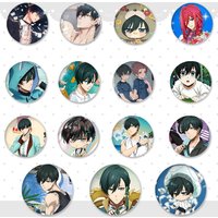 Cartoon Hyoma Rin Itoshi Badges Fashion New Hip Hop Versatile Round Metal Badge Cartoon Pin Gift Wholesale