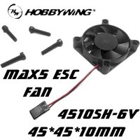 Original Hobbywing 8000RPM 6V FAN MP4510SH JR-3P 0.30A for EZRUN MAX5 200A ESC