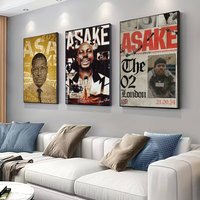 A-Asake Rapper Poster for Living Room, Bedroom, Office, or Bar, Frameless, Indoor Use, Bedroom Wall Art.