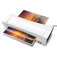 A4 Thermal Laminating Machine Compact Lightweight Laminator with Hot and Cold Settings Quick Warm-up Multi-Purpose Laminator