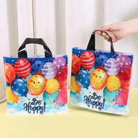 Colorful Balloon Gift Packing bags Be Happy Smile Balloon Gift Bags Wild One Birthday Party Decoration for Gift Wrapping