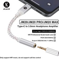 JCALLY JM20/JM20 PRO/JM20 MAX Headphone Adapter for Android Windows MacOS 3.5mm Digital Audio Decoder Earphone DAC Decoder