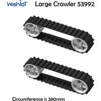 MOC Large Track Tank Crawler Wheels Tire 53992 13972 56145 Compatible with legoeds Building Blocks Truck Vehicle Accessories