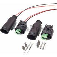 1 Set 2 Hole 968405-1 AC Assembly Auto Reversing Radar Sensor Connector 1-967644-1 Car Waterproof Socket For BMW 1-967570-3