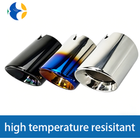 4 Pieces 304 Stainless Exhaut tips for BMW F87 M2 F80 M3 F82 F83 M4 F10 M5 F12 F13 M6 Direct Fit Universal Fit Exhaust Tip