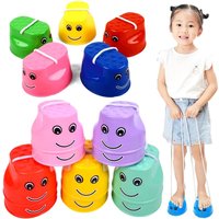 2PCS Pack Jumping Stilts Plastic Balance Training Equipment Coordination Game Jumping Feet Stilts Sports Toys for Children