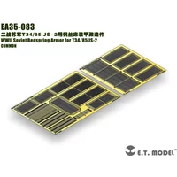 ET Model EA35-083 1/35 WWII Soviet Bedspring Armor for T34/85,JS-2