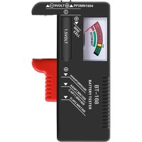 BT-168 Universal Battery Tester For AA AAA C D 9V 1.5V Button Cell Power Meter Color Coded Voltage Checker Tool