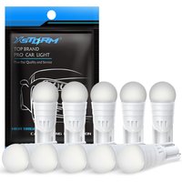 XSTORM 10PCS LED Bulb Canbus T10 2535 1000LM License Plate Lamp 12V 7500K Car Interior Lights 2835 LED Chips Signal Light
