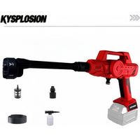 Portable wireless High Pressure Washer Handheld Power Washer with 6-in-1 Nozzle Foam Cannon for Milwaukee M18 battery Car washer