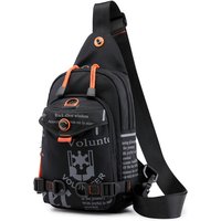 Men Shoulder Cross Body Chest Bag Sling Backpack Small Rucksack Knapsack Nylon Travel Male Messenger Side Bags