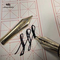 JINHAO Flower Style Soft Elastic Fountain Pen Flex Nib For X450 X750 100 9016 9056 Round Body ES ER Pointed Tip Writing Nibs