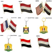 Iraq Flag Laple Pin Badge Brooch