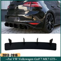 4 Finowe Dyfuzory Tylnego Zderzaka Samochodowego, Boczne Splittery, Spoiler, Listwa Dla VW Golf 7 MK7 GTI 2013-2016 ABS Czarny Połysk Bodykit Tuning