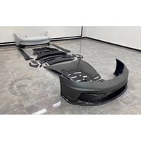 Half Carbon fiber body kit for Porsche 911 992 2004-2021 Upgrade GT3 front bumper Rear bumper side skirt Hood