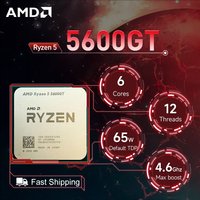 AMD Ryzen 5 5600GT 3.6GHz 6-Core 12-Thread R5 5600GT Socket AM4 7NM L3=16M Processor 65W DDR4 No Fan