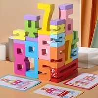10/20Pcs Wooden Educational Blocks Designed for Creative Play, Helping with Color Recognition And Ideal for Basic Math Concepts