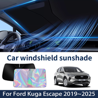 Front Windshield Sunshade For Ford Kuga Escape 2019~2025 2024 2023 2022 Car Sun Visor Heat Insulation Summer Cooling Accessories