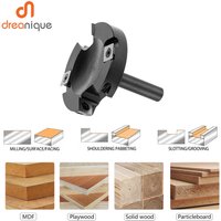 Dreanique 2-schneidiger Holzhobel, 75 mm Schnittdurchmesser, 12 Schaft, Spoilboard, Oberflächenvermögen, Tambour-Fräser, Einsatz aus Hartmetallplatte Dreanique 2-schneidiger Holzhobel, 75 mm Schnittdurchmesser, 12 Schaft, Spoilboard, Oberflächenvermögen, Tambour-Fräser, Einsatz aus Hartmetallplatte