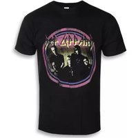 Def Leppard - Vintage Circle Printing Casual Trendy T-shirt, Cotton T-shirt, Street Classic Band Fan, Unisex T-shirt