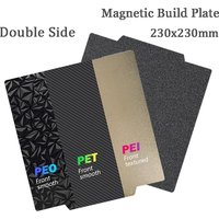 For Anycubic Kobra 2 PEO PET Build Plate 230x230mm Double Sided PEI Print Spring Steel Sheet for Anycubic Kobra Neo/Kobra 2 Pro