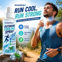 Outdoor Cooling Spray 100ml–Instant Refresh for Running,Cycling,Hiking,Camping,Fine Mist Cooling Mint Formula,Beat the Heat Fast