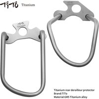 TiTo Good Quality Adjustable Durable Cycling Bike Bicycle Titanium Alloy Rear Derailleur Chain Stay Guard Gear Protector New