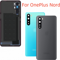 Battery Cover For OnePlus Nord AC2001 AC2003 Back Cover Rear Housing Replacement