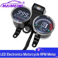 Moto Speedometer Digital Dashboard LED Electronics Motorcycle RPM Meter For Suzuki GN 125 Motorcycle Dashboard