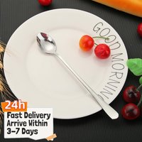 Long Handle Stainless Steel Coffee Spoons Stirring Ice Spoon for Coffee Tea Dessert Drink Mixing Milks KitchenTableware