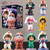 2026 New Bandai Q Pajamars Series 2 Blind Box Mobile Suit Gundam UC Doll Suit Figure Anime Collectible Trendy Toy Gift for Kids