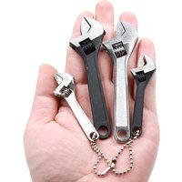 DGEV2.5/4 Inch Adjustable Spanner Open-End Small Wrench Tools Adjustable Wrench Set Can Be Carried With You Key Hand Tool