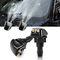 2pcs Car Wiper Spray Nozzle Universal Front Windshield Washer Sprinkler Water Sprayer for Honda Mazda Hyundai Auto Accessories