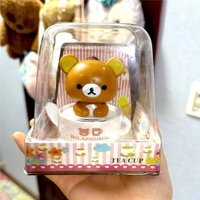 Rilakkuma Kawaii Relaxed Bear Cute Solar Cup Will Nod Car Creative Ornaments Decorated Cartoon Bear Table