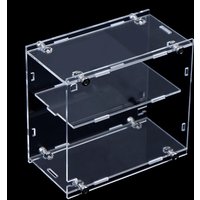 1/64 Model Cars Acrylic Display Case Fit For Mini Size MiniGT Tomica Assembled Dust Proof Box Cabinet Toy Vehicles